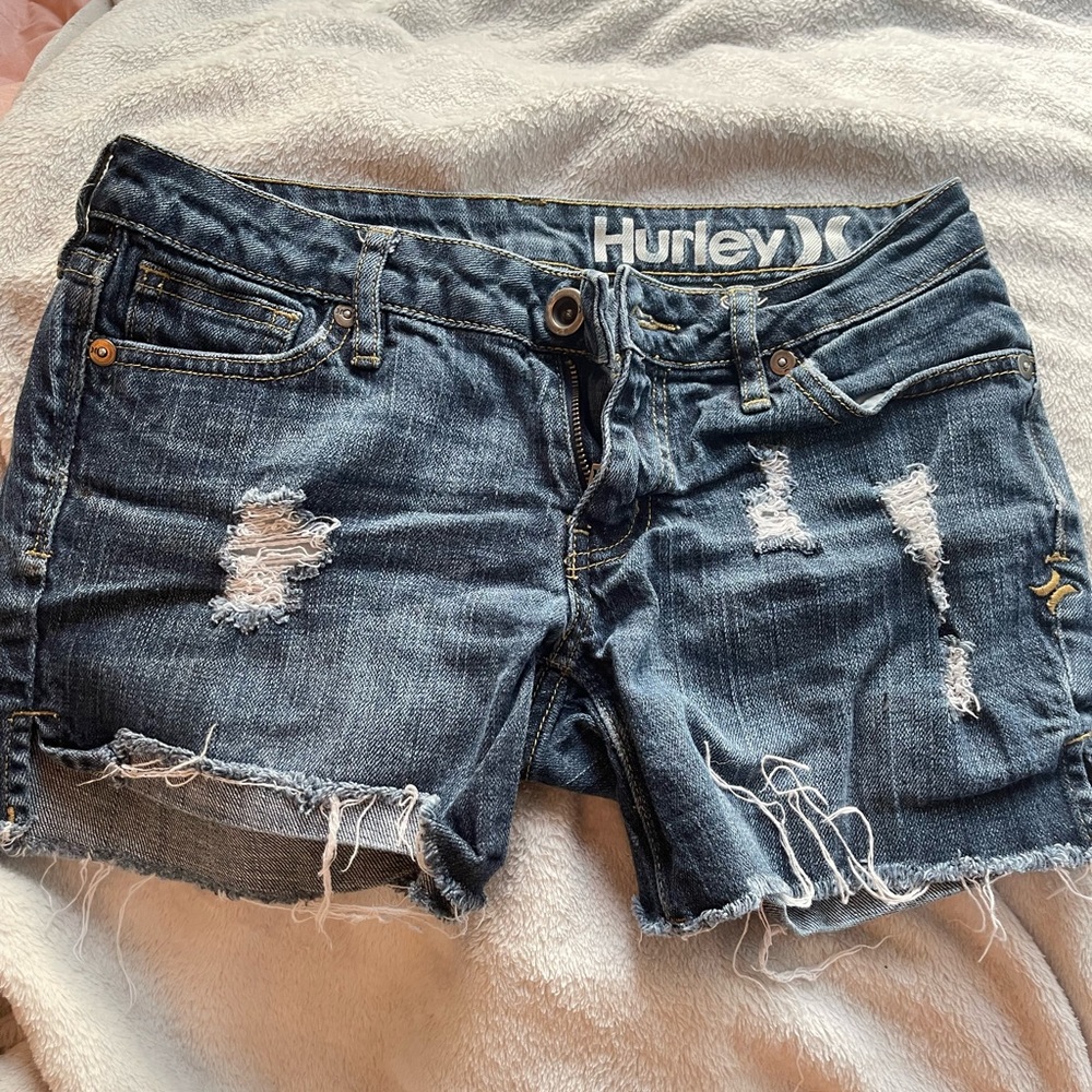 Casual denim shorts